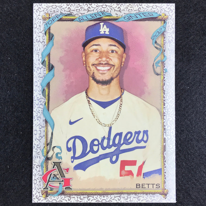 2023 Allen And Ginter Mlb Mookie Betts Foil Filigree Sp No 65