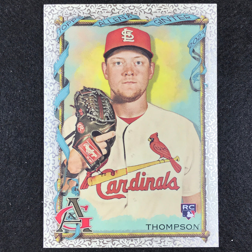 2023 Allen And Ginter Mlb Zack Thompson Rokie Foil Filigree Sp No 137