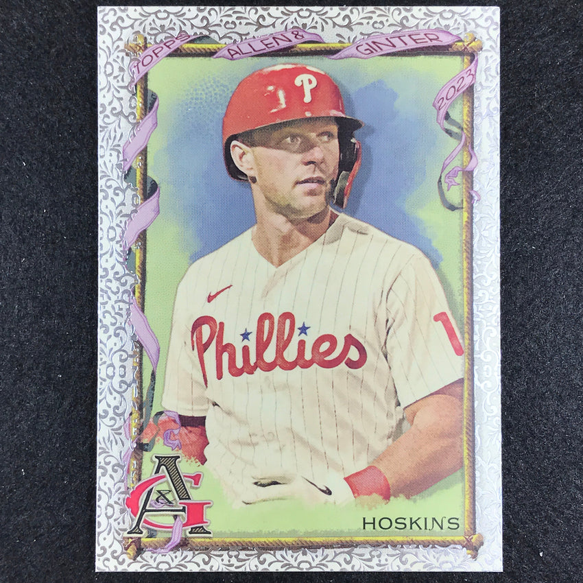2023 Allen And Ginter Mlb Rhys Hoksins Foil Filigree Sp No 148