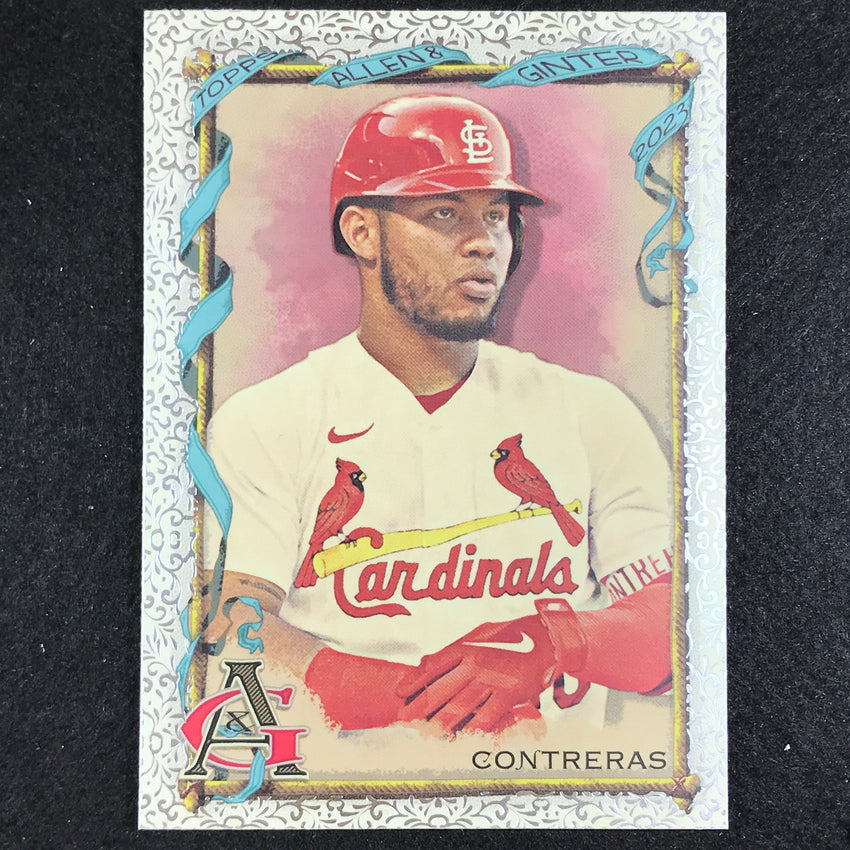 2023 Allen And Ginter Mlb Wilson Contreras Foil Filigree Sp No 161