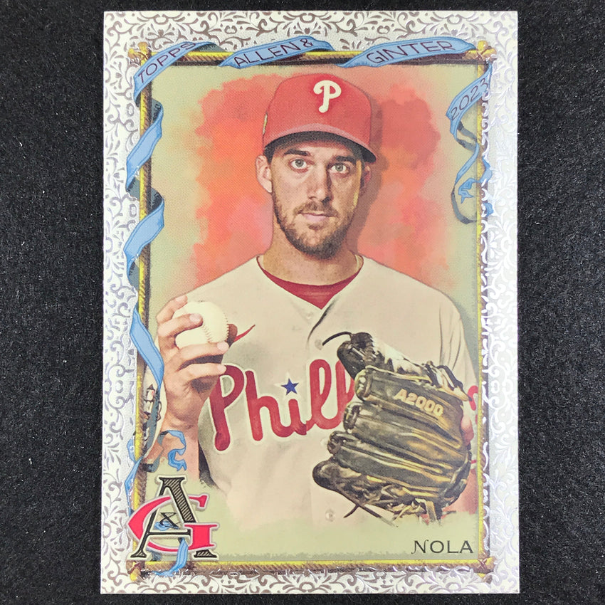 2023 Allen And Ginter Mlb Aaron Nola Foil Filigree Sp No 263