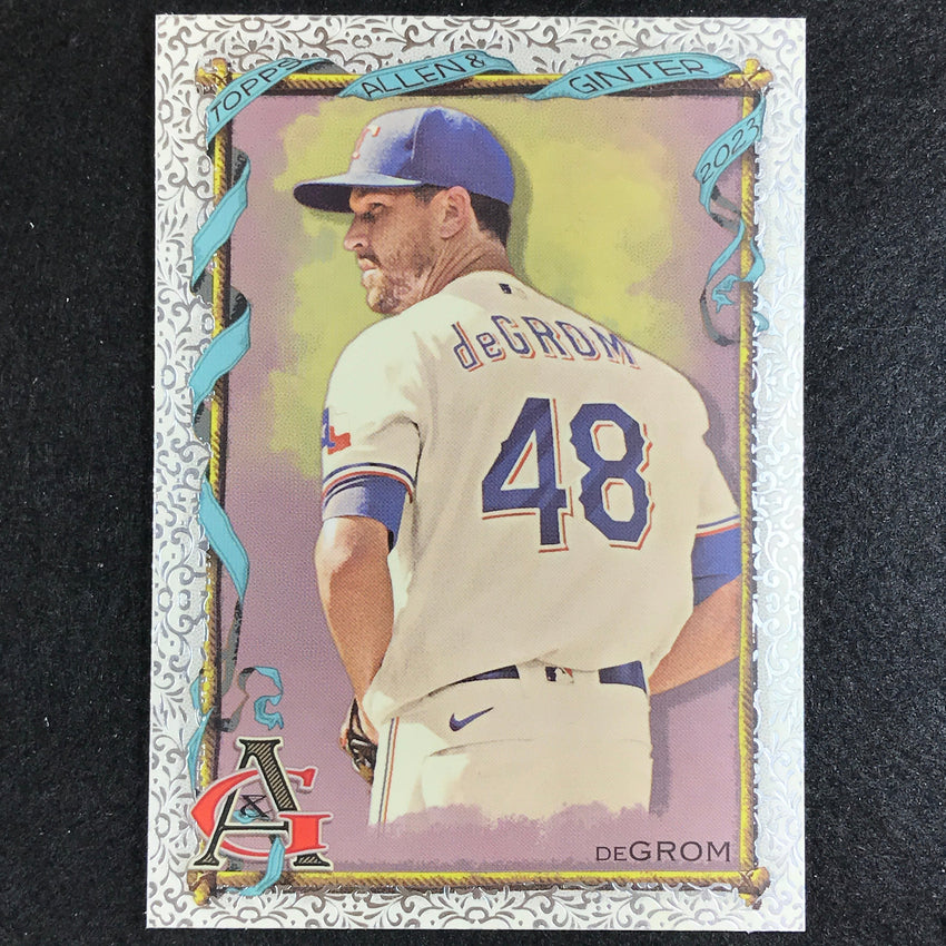 2023 Allen And Ginter Mlb Jacob Degrom Foil Filigree Sp No 380