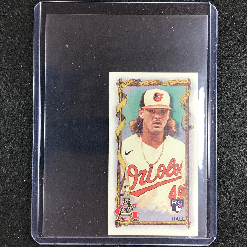 2023 Allen And Ginter Mlb Dl Hall Rookie Mini Base No 2