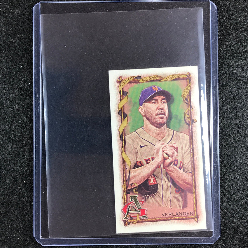 2023 Allen And Ginter Mlb Justin Verlander Mini Base No 15