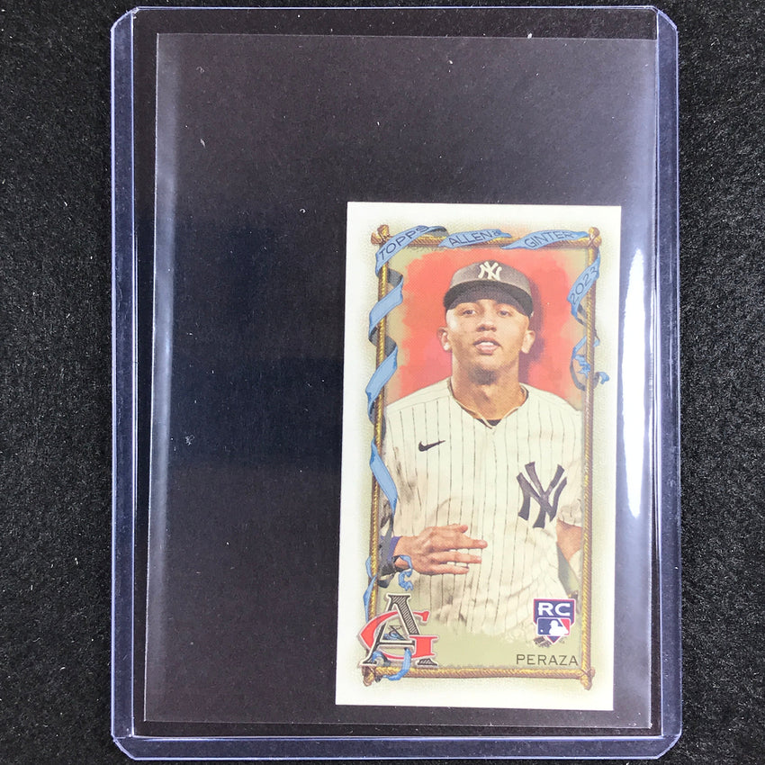 2023 Allen And Ginter Mlb Oswald Peraza Rookie Mini Base No 31