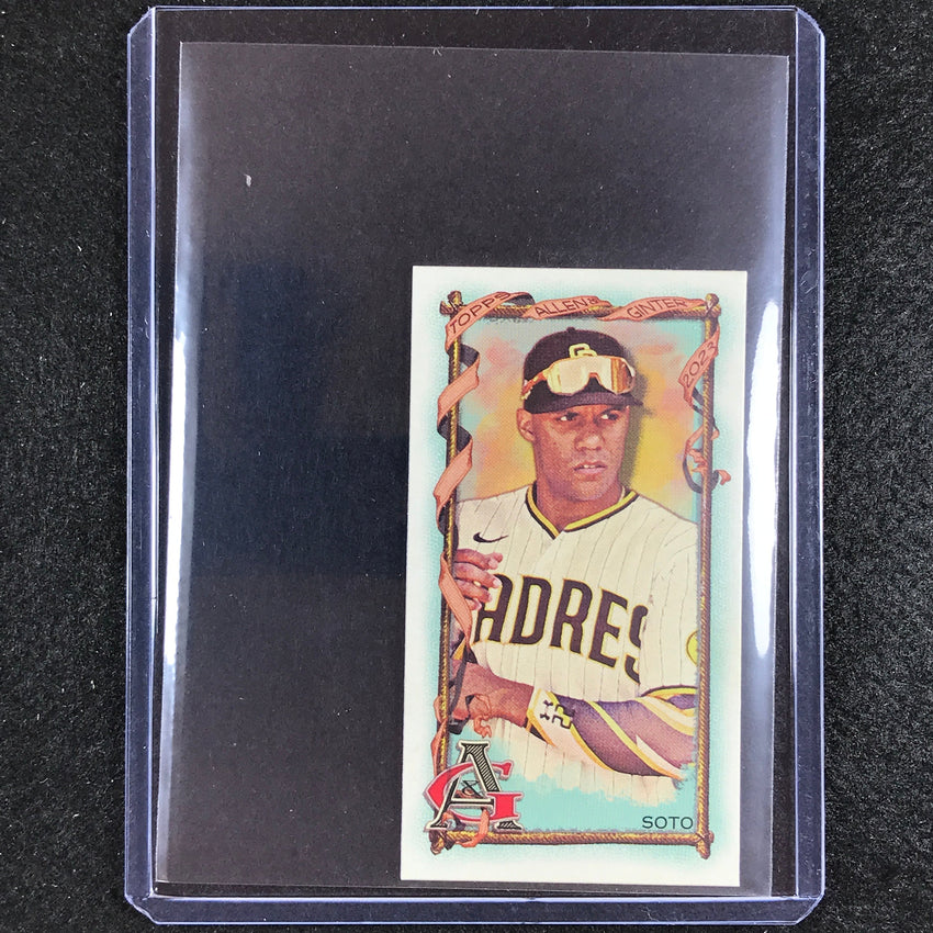 2023 Allen And Ginter Mlb Juan Soto Mini Base No 39