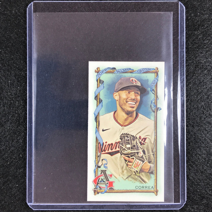 2023 Allen And Ginter Mlb Carlos Correa Mini Base No 47