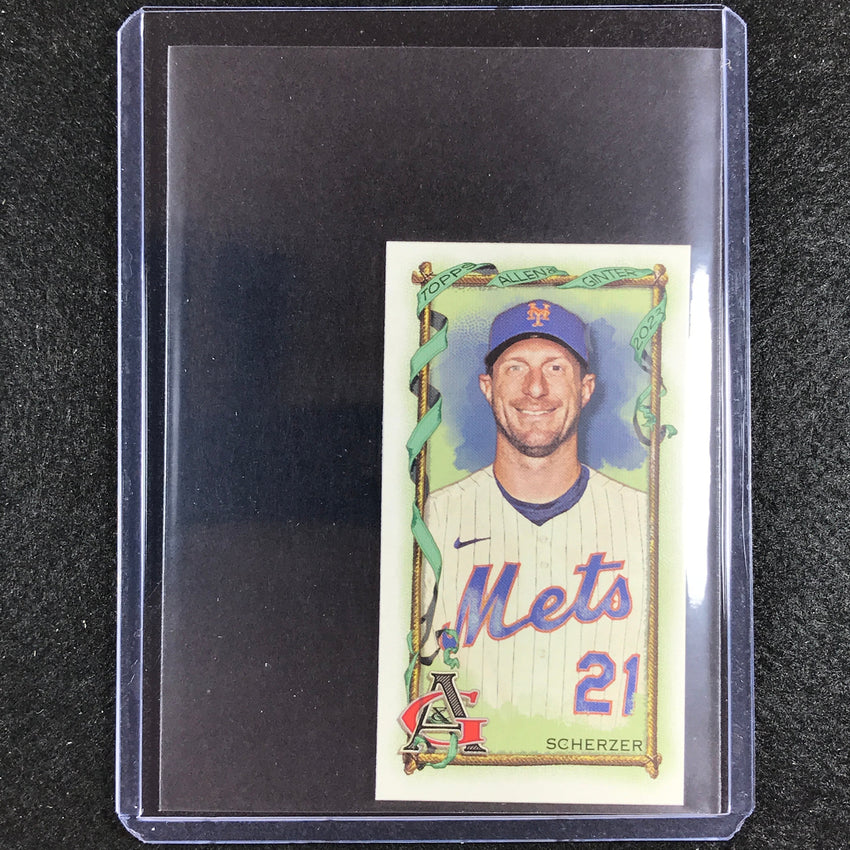 2023 Allen And Ginter Mlb Max Scherzer Mini Base No 55