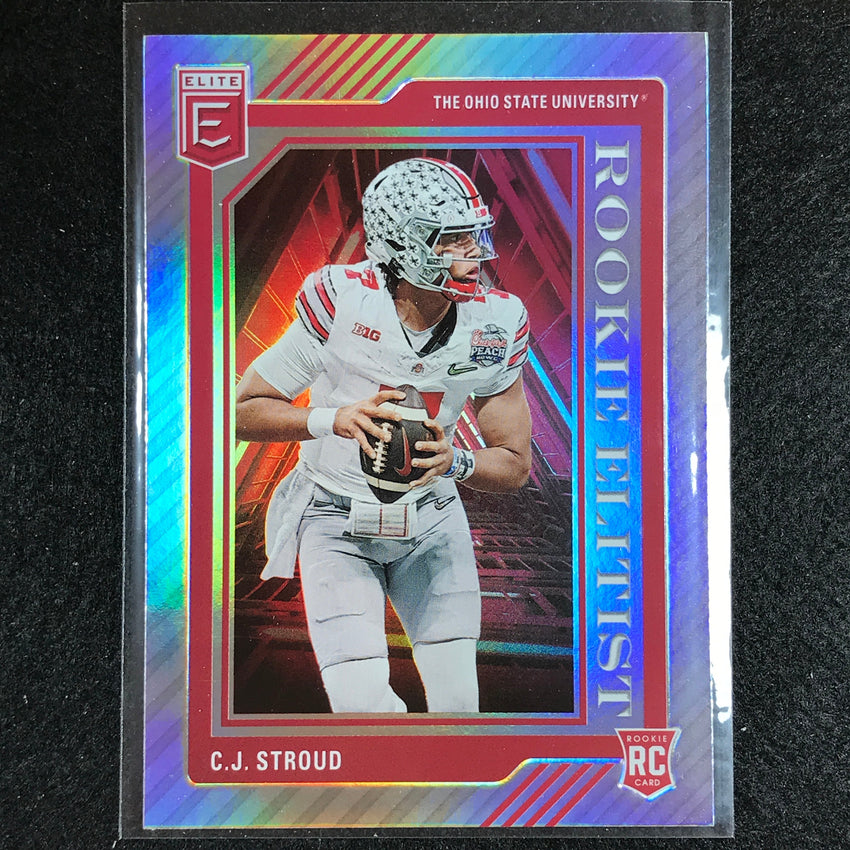 2023 Donruss Elite Nfl C.j. Stroud Rookie Elitist Silver No 2