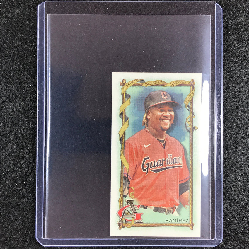 2023 Allen And Ginter Mlb Jose Ramirez Mini Base No 82