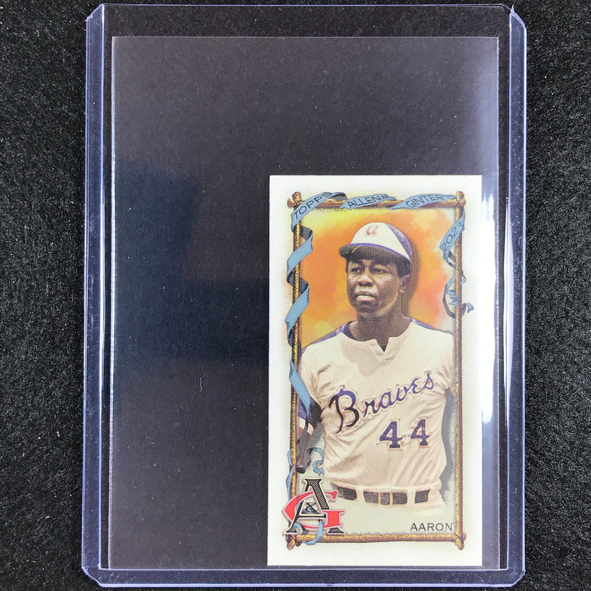2023 Allen And Ginter Mlb Hank Aaron Mini Base No 83