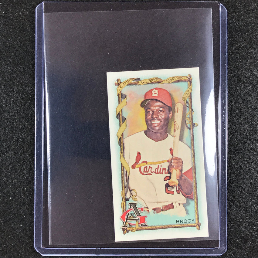 2023 Allen And Ginter Mlb Lou Brock Mini Base No 89