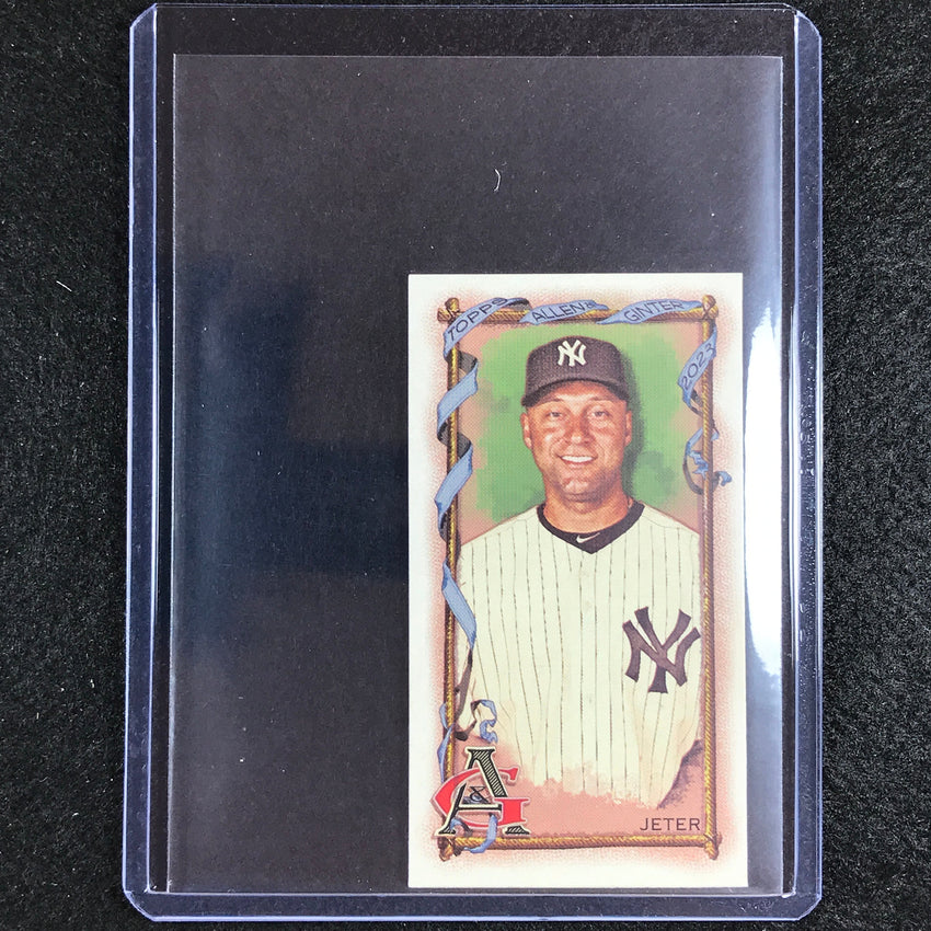 2023 Allen And Ginter Mlb Derek Jeter Mini Base No 104