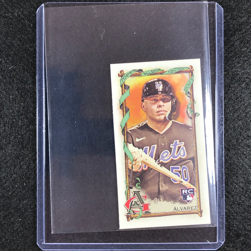 2023 Allen And Ginter Mlb Francisco Alvarez Rookie Mini Base No 123