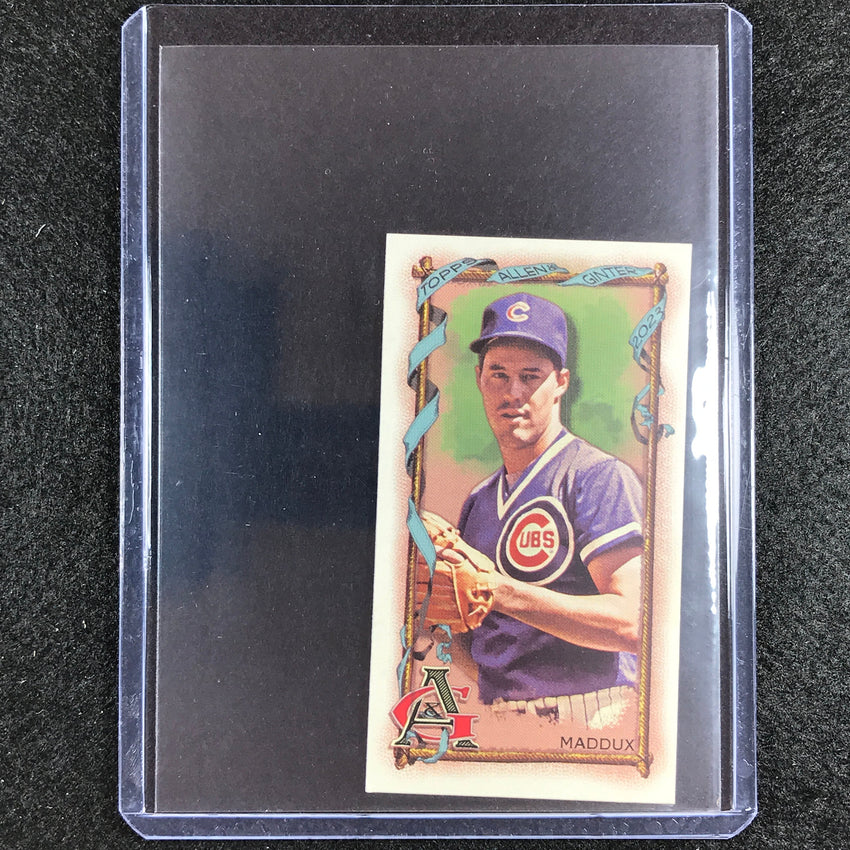 2023 Allen And Ginter Mlb Greg Maddux Mini Base No 160