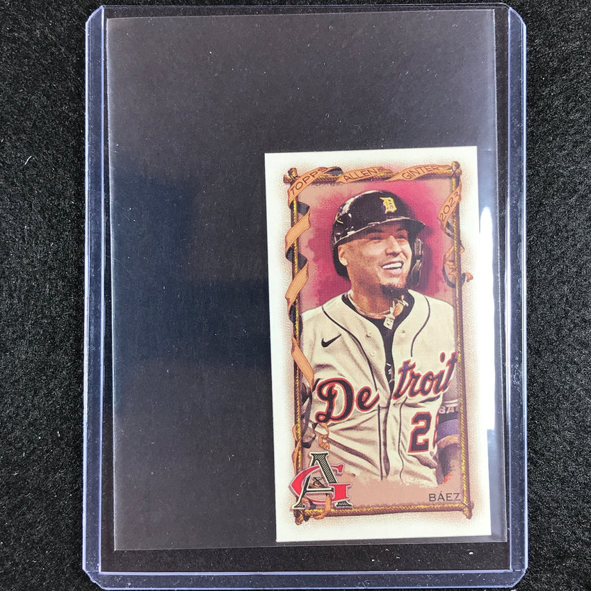2023 Allen And Ginter Mlb Javier Baez Mini Base No 166