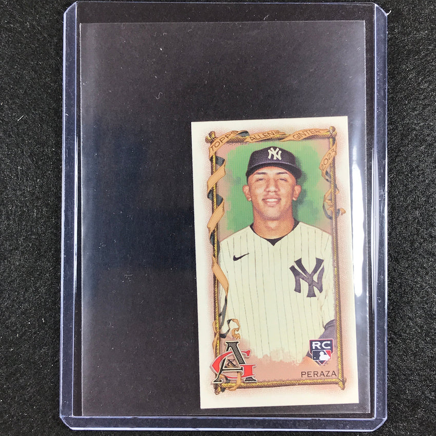 2023 Allen And Ginter Mlb Oswald Peraza Rookie Mini Base No 183