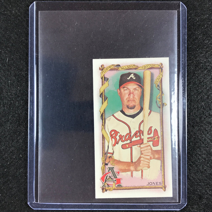 2023 Allen And Ginter Mlb Chipper Jones Mini Base No 187