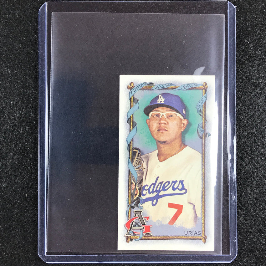 2023 Allen And Ginter Mlb Julio Urias Mini Base No 258