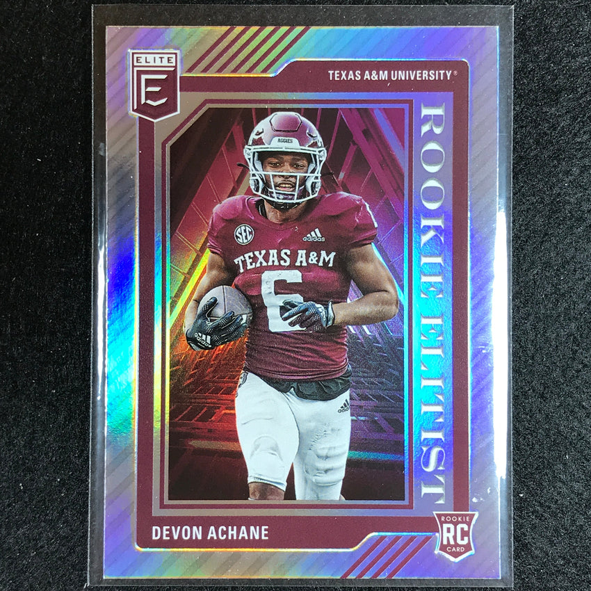 2023 Donruss Elite Nfl Devon Achane Rookie Elitist Silver No 13