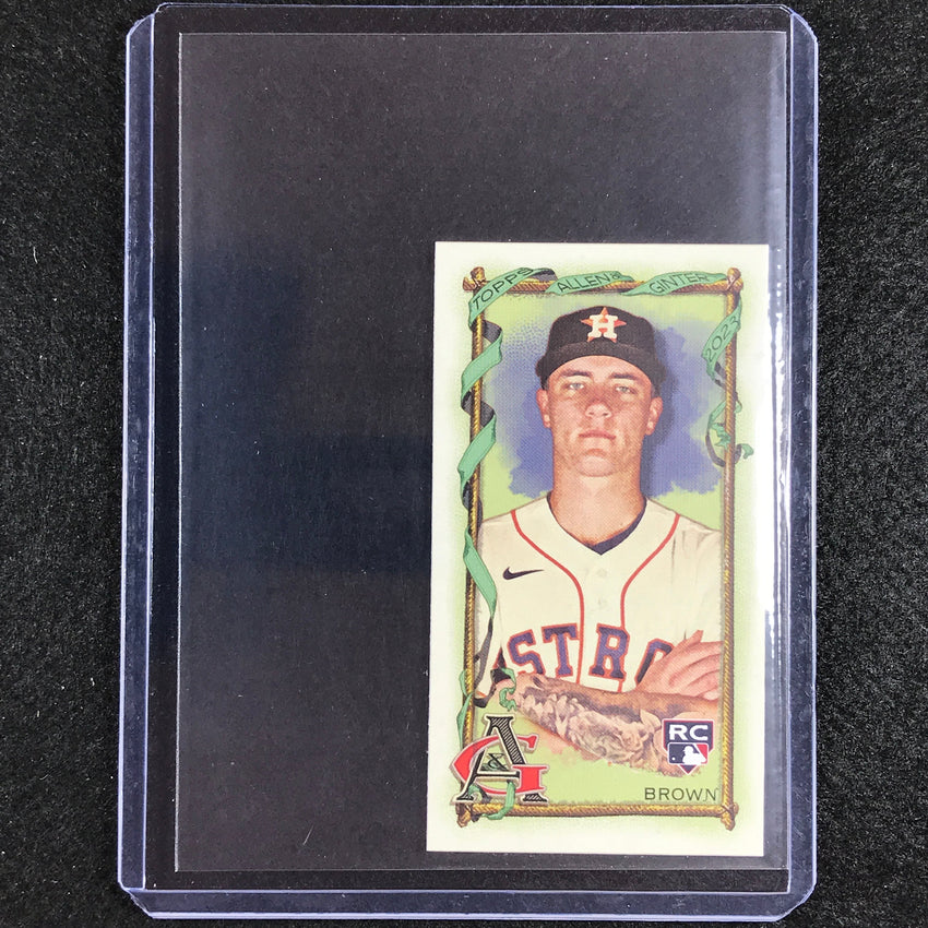 2023 Allen And Ginter Mlb Hunter Brown Rookie Mini Base No 291