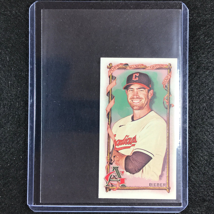2023 Allen And Ginter Mlb Shane Bieber Mini Base No 294