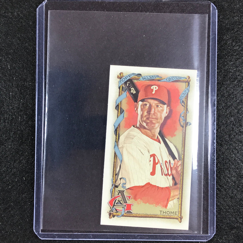 2023 Allen And Ginter Mlb Jim Thome Mini Base Sp No 317