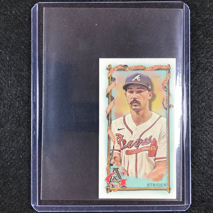 2023 Allen And Ginter Mlb Spencer Strider Mini Allen And Ginter Aandg Parallel No 4