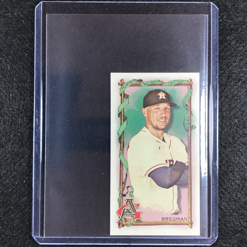 2023 Allen And Ginter Mlb Alex Bregman Mini Allen And Ginter Aandg Parallel No 36