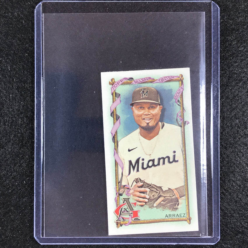 2023 Allen And Ginter Mlb Luis Arraez Mini Allen And Ginter Aandg Parallel No 41