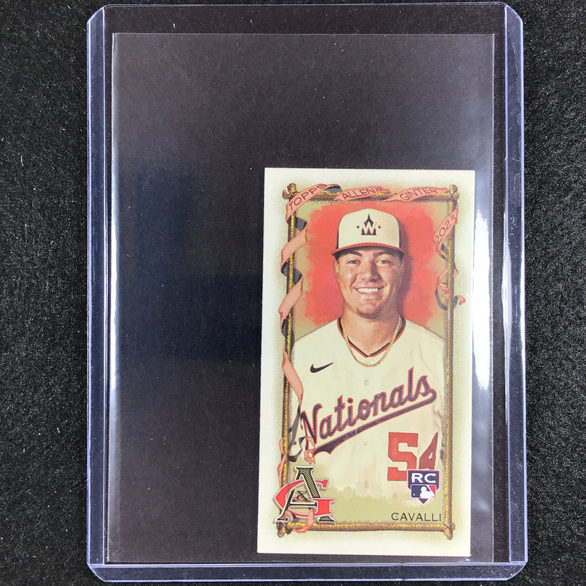 2023 Allen And Ginter Mlb Cade Cavalli Rookie Mini Allen Ginter Aandg Parallel No 124
