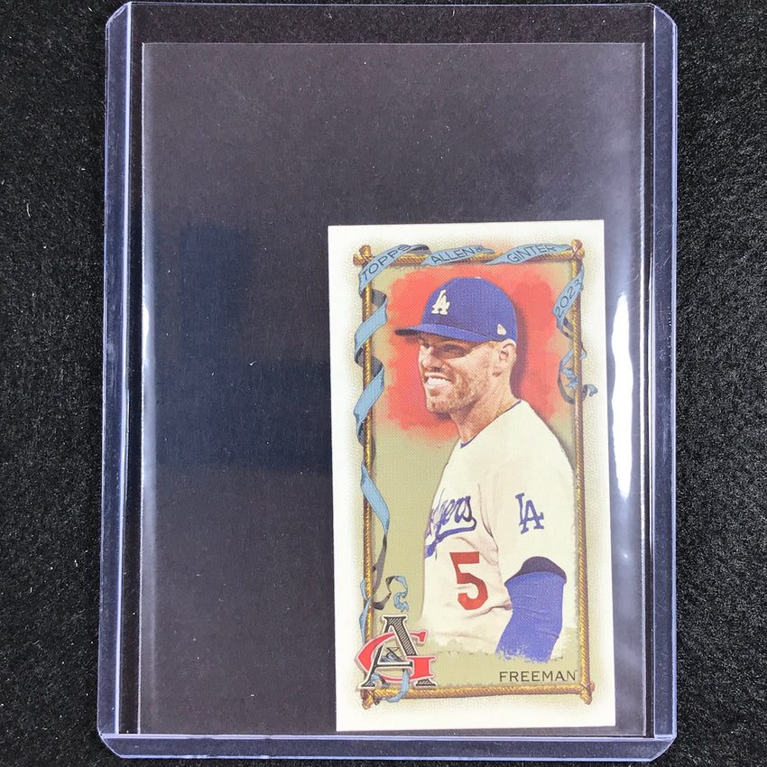 2023 Allen And Ginter Mlb Freedie Freeman Mini Allen And Ginter Aandg Parallel No 120