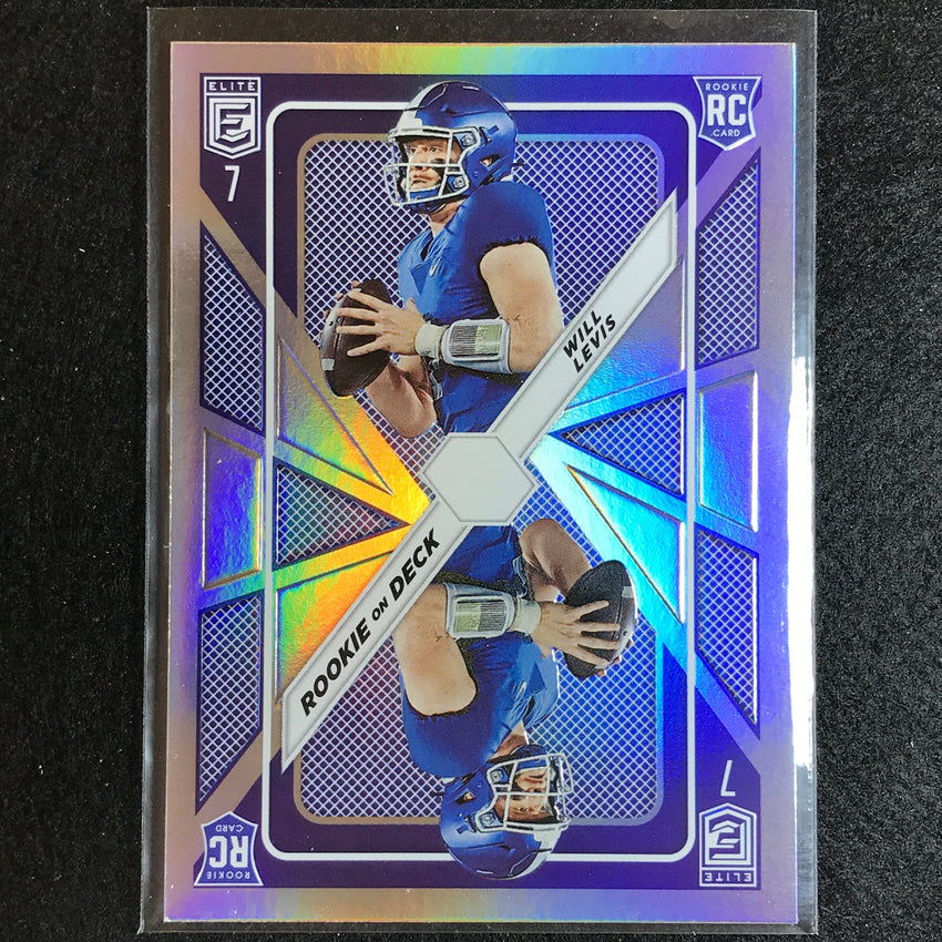 2023 Donruss Elite NFL WILL LEVIS Rookie on Deck Silver #3