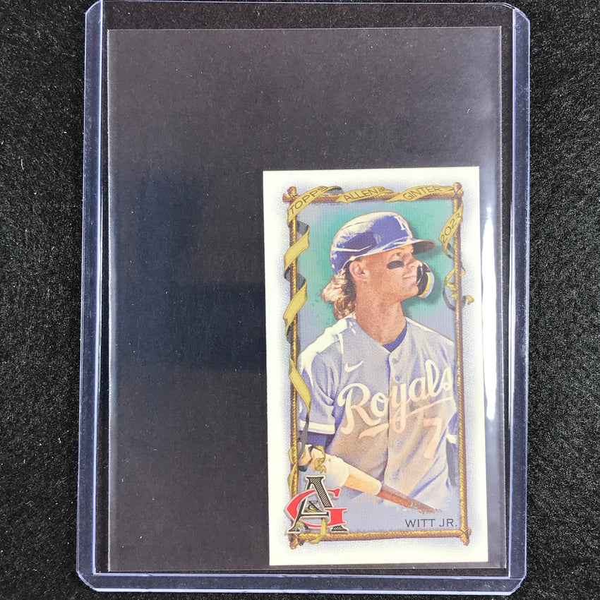 2023 Allen And Ginter Mlb Bobby Witt Jr. Mini Allen And Ginter Aandg Parallel No 84