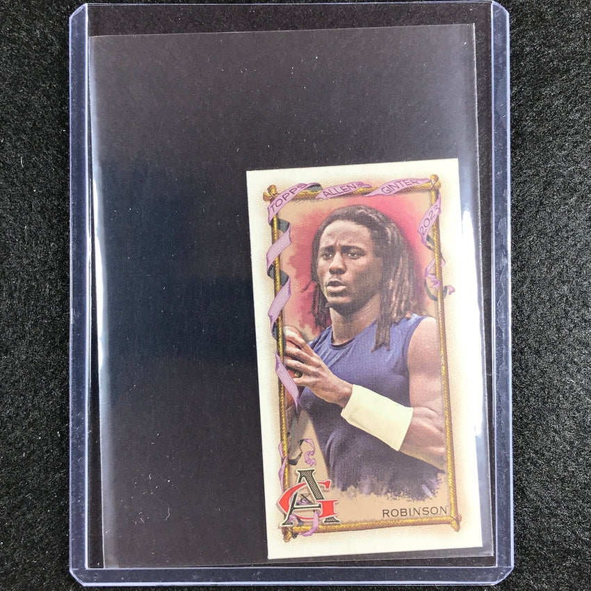 2023 Allen And Ginter Mlb Denard Shoelace Robinson Mini Aandg Parallel No 202