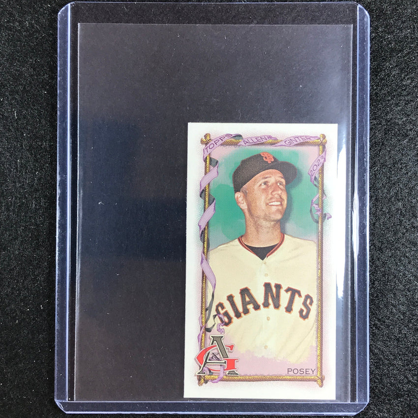 2023 Allen And Ginter Mlb Buster Posey Mini Allen And Ginter Aandg Parallel No 150