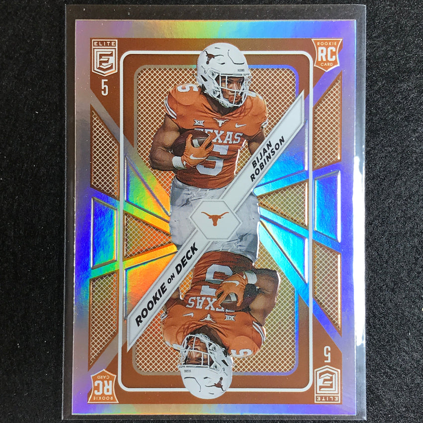 2023 Donruss Elite NFL BIJAN ROBINSON Rookie on Deck Silver #5