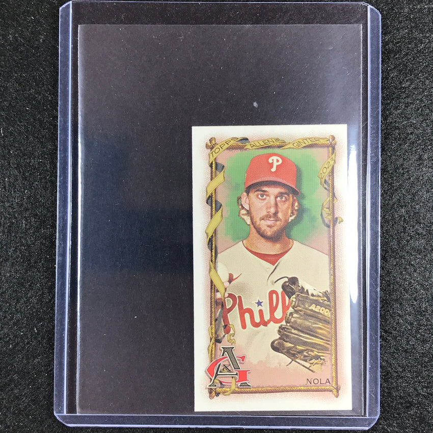2023 Allen And Ginter Mlb Aaron Nola Mini Allen And Ginter Aandg Parallel No 263