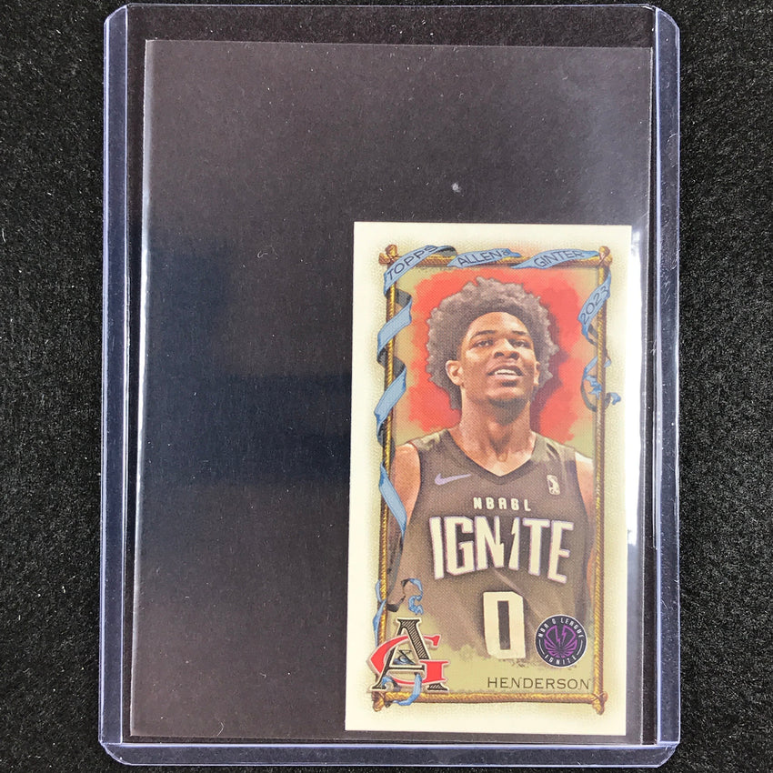2023 Allen And Ginter Mlb Scoot Henderson Mini Allen And Ginter Aandg Parallel No 265