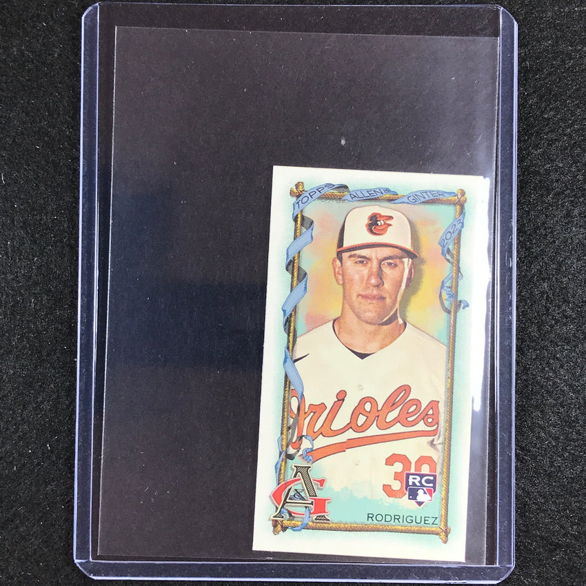 2023 Allen And Ginter Mlb Grayson Rodriguez Rookie Mini Aandg Parallel No 275