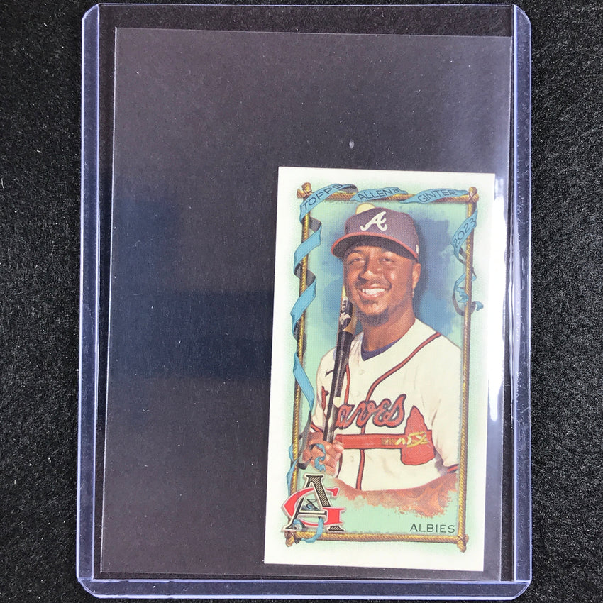 2023 Allen And Ginter Mlb Ozzie Albies Mini Allen And Ginter Aandg Parallel No 288