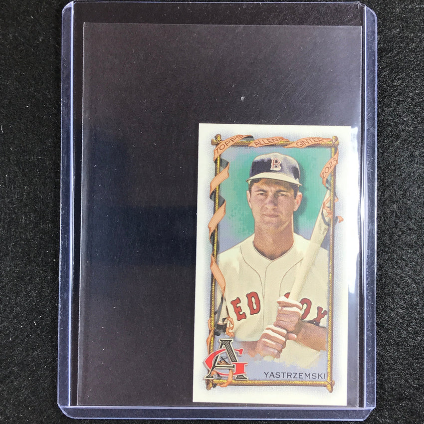 2023 Allen And Ginter Mlb Carl Yastrzemski Mini Allen And Ginter Aandg Parallel No 330