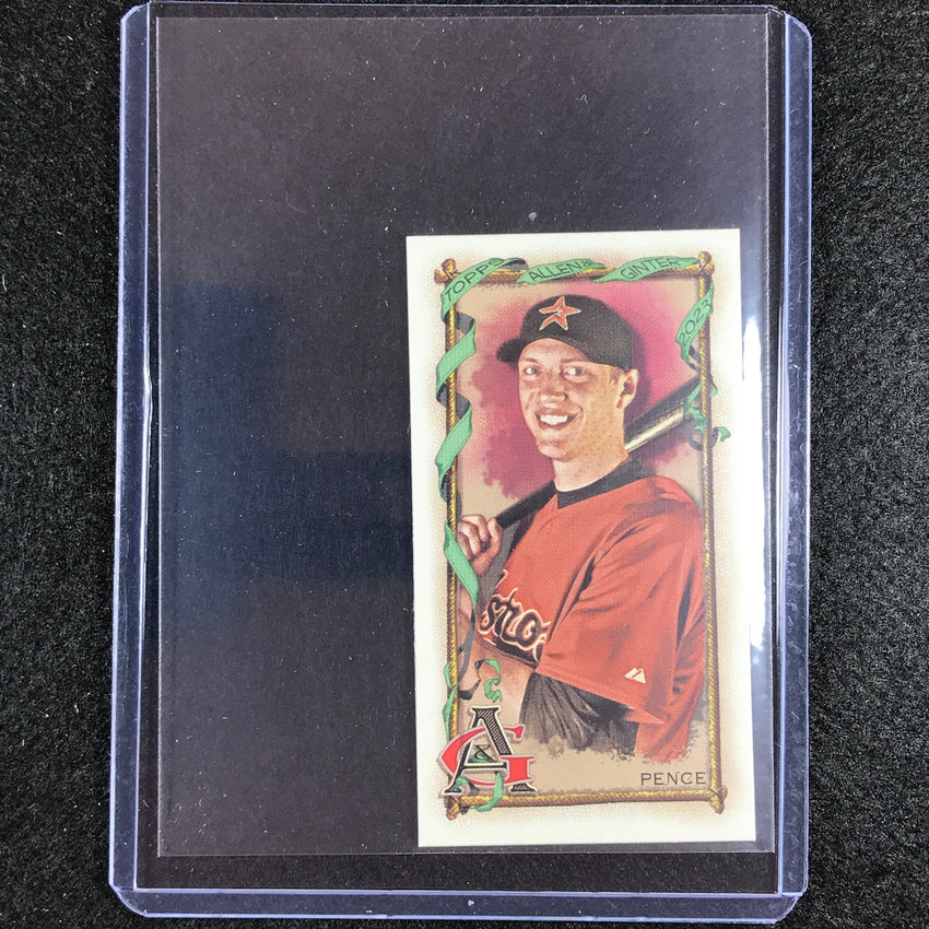 2023 Allen And Ginter Mlb Hunter Pence Mini Allen And Ginter Aandg Parallel Sp No 349