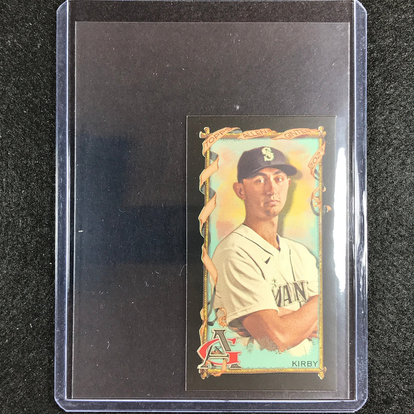2023 Allen And Ginter Mlb George Kirby Mini Black Bordered No 21
