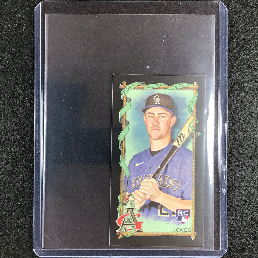 2023 Allen And Ginter Mlb Nolan Jones Rookie Mini Black Bordered No 61