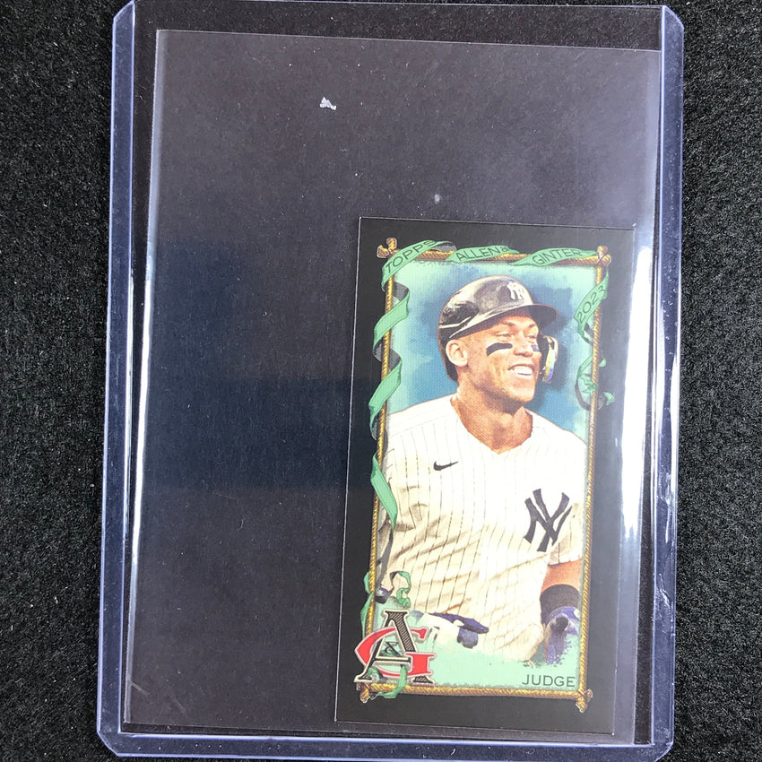 2023 Allen And Ginter Mlb Aaron Judge Mini Black Bordered No 69