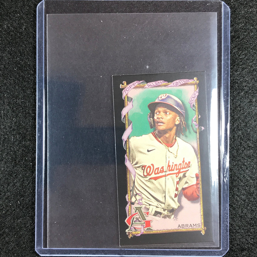 2023 Allen And Ginter Mlb Cj Abrams Mini Black Bordered No 77