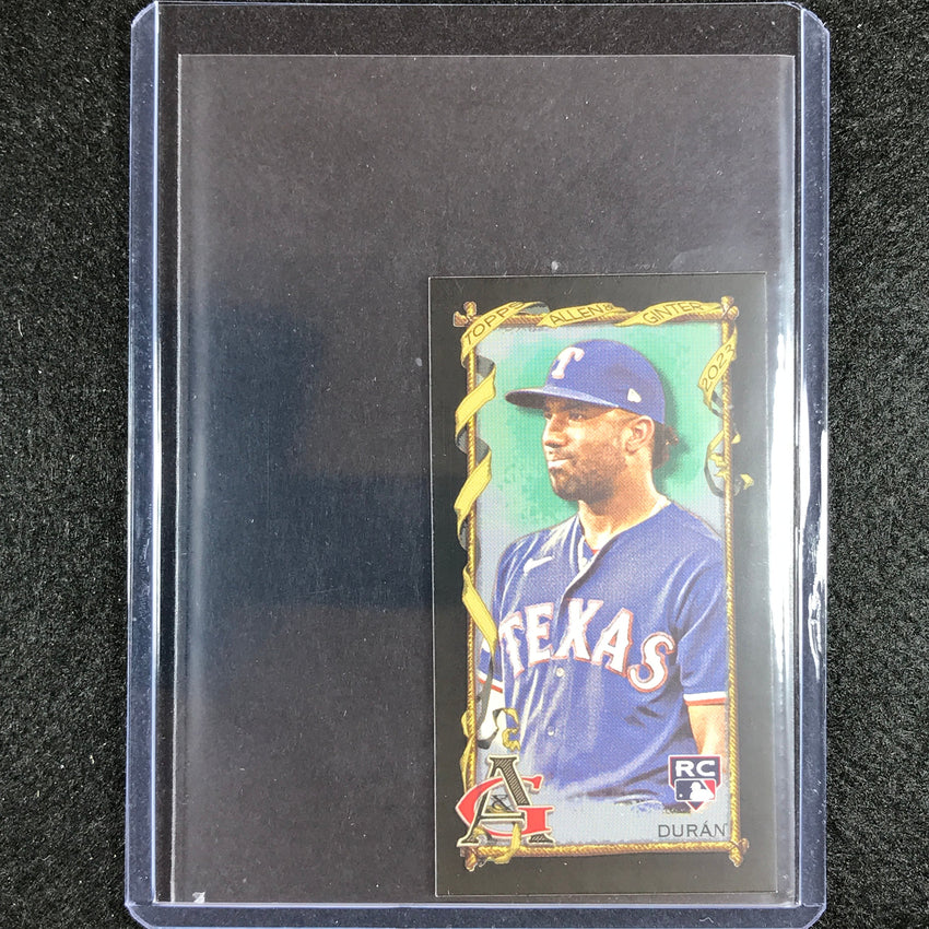 2023 Allen And Ginter Mlb Ezequiel Duran Rookie Mini Black Bordered No 105