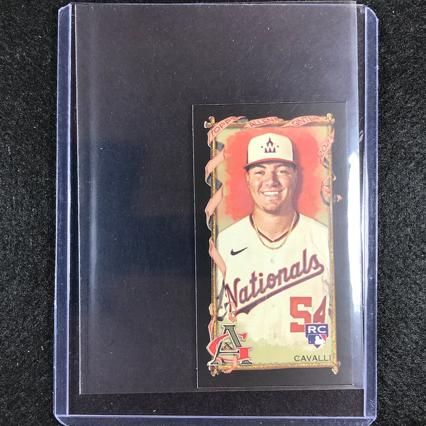 2023 Allen And Ginter Mlb Cade Cavalli Rookie Mini Black Bordered No 124