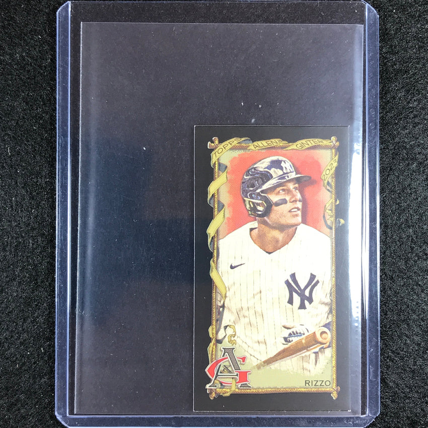 2023 Allen And Ginter Mlb Anthony Rizzo Mini Black Bordered No 142